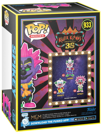 Figurine Funko Pop Les Clowns tueurs venus d'ailleurs #933 Spikey - Black Light