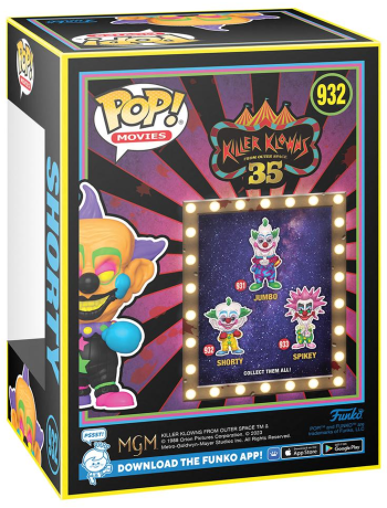 Figurine Funko Pop Les Clowns tueurs venus d'ailleurs #932 Shorty - Black Light