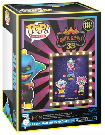 Figurine Funko Pop Les Clowns tueurs venus d'ailleurs #1384 Slim - Black Light