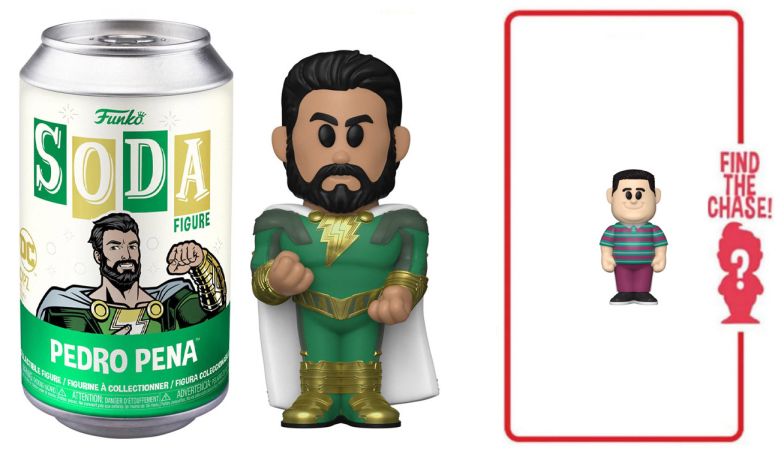 Figurine Funko Soda Shazam! La Rage des Dieux [DC] Pedro Pena (Canette Verte)