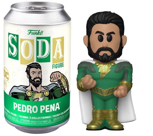 Figurine Funko Soda Shazam! La Rage des Dieux [DC] Pedro Pena (Canette Verte)