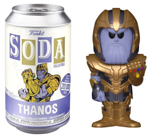Figurine Funko Soda Marvel Comics Thanos (Canette Violette)