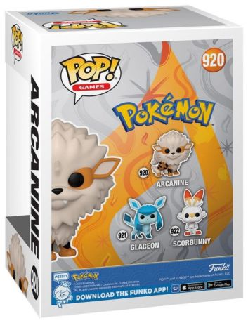 Figurine Funko Pop Pokémon #920 Arcanine - Arcanin - Arkani (EMEA)