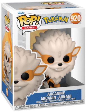 Figurine Funko Pop Pokémon #920 Arcanine - Arcanin - Arkani (EMEA)