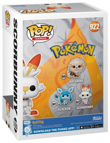 Figurine Funko Pop Pokémon #922 Scorbunny - Flambino - Hopplo (EMEA)