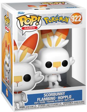 Figurine Funko Pop Pokémon #922 Scorbunny - Flambino - Hopplo (EMEA)