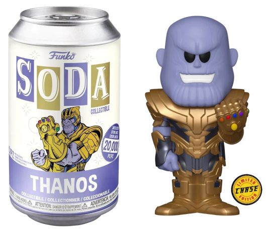 Figurine Funko Soda Marvel Comics Thanos (Canette Violette) [Chase]