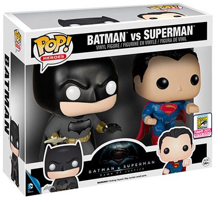 Figurine Funko Pop Batman v Superman : L'Aube de la justice [DC] Batman vs Superman - 2 Pack