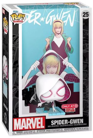 Figurine Funko Pop Marvel Comics #25 Spider-Gwen - Comic Cover