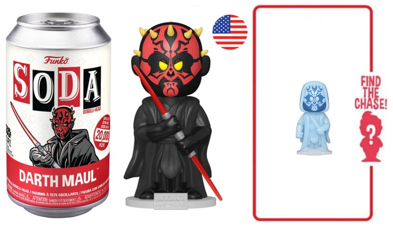 Figurine Funko Soda Star Wars Divers Dark Maul (Canette Rouge)