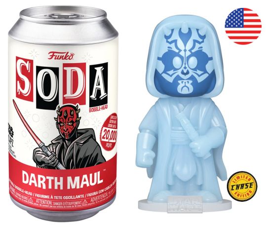 Figurine Funko Soda Star Wars Divers Dark Maul (Canette Rouge) [Chase]