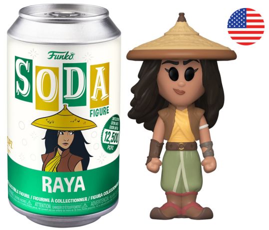 Figurine Funko Soda Raya et le Dernier Dragon Raya (Canette Verte)