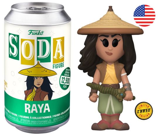 Figurine Funko Soda Raya et le Dernier Dragon Raya (Canette Verte) [Chase]