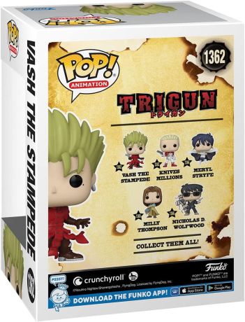 Figurine Funko Pop Trigun #1362 Vash the Stampede