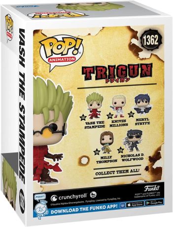 Figurine Funko Pop Trigun #1362 Vash the Stampede [Chase]