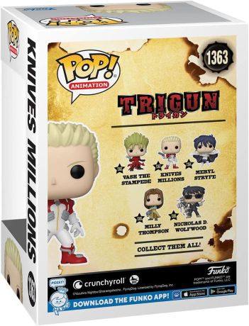 Figurine Funko Pop Trigun #1363 Knives Millions