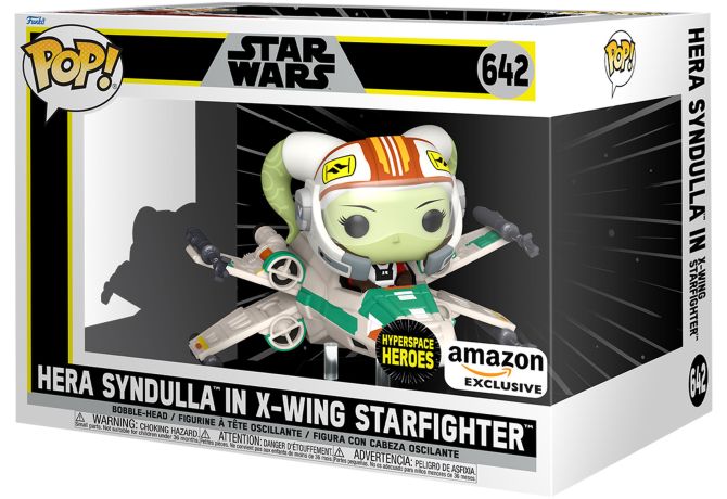 Figurine Funko Pop Star Wars Rebels #642 Hera dans le Chasseur X-Wing (Hyperspace Heroes)