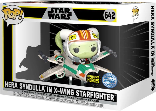 Figurine Funko Pop Star Wars Rebels #642 Hera dans le Chasseur X-Wing (Hyperspace Heroes)