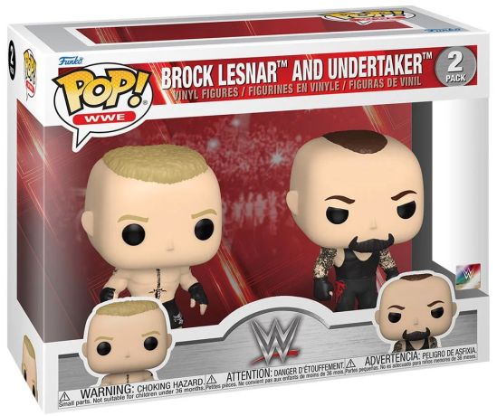 Figurine Funko Pop WWE Brock Lesnar et Undertaker - Pack