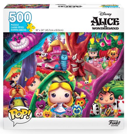 Puzzle Pop! Alice au Pays des Merveilles [Disney] pas cher : Puzzle (500  pièces)