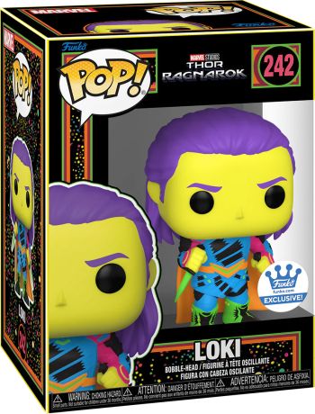 Figurine Funko Pop Thor Ragnarok [Marvel] #242 Loki - Black Light