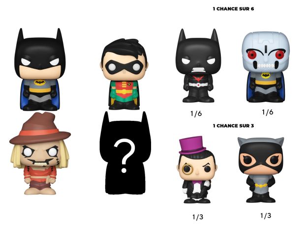 Figurine Funko Pop DC Comics Bitty Pop (série 1)