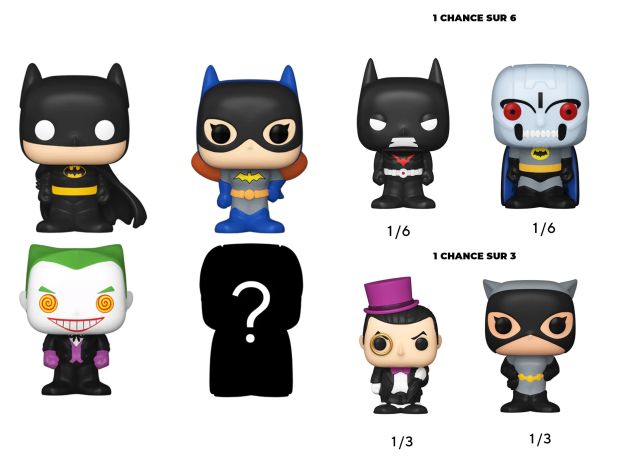 Figurine Funko Pop DC Comics Bitty Pop (série 2)