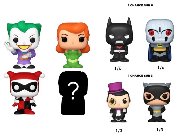 Figurine Funko Pop DC Comics Bitty Pop (série 3)