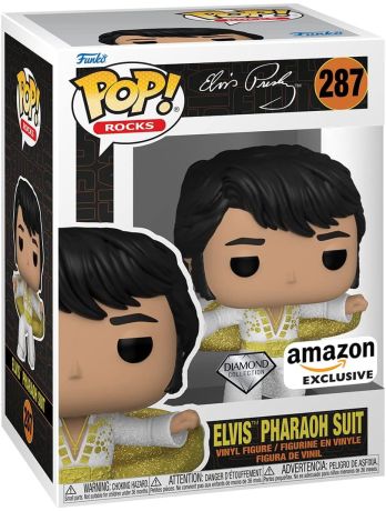 Figurine Funko Pop Elvis Presley #287 Elvis Tenue Pharaon - Diamant