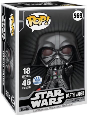 Figurine Funko Pop Star Wars 5 : L'Empire Contre-Attaque #569 Dark Vador - 46 cm