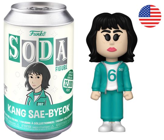 Figurine Funko Soda Squid Game Kang Sae-Byeok (Canette Verte)