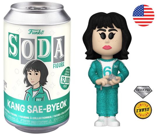 Figurine Funko Soda Squid Game Kang Sae-Byeok (Canette Verte) [Chase]