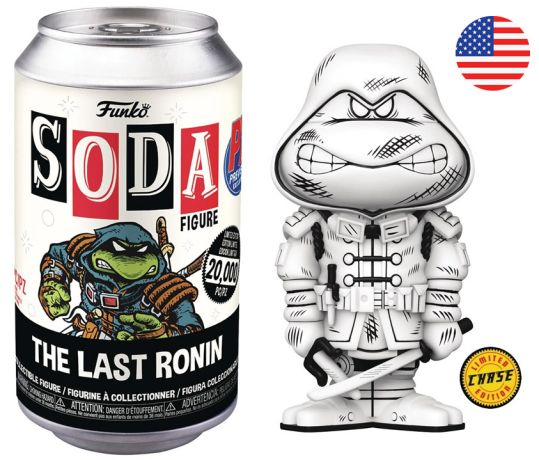Figurine Funko Soda Tortues Ninja Le Dernier Ronin (Canette Noire) [Chase]