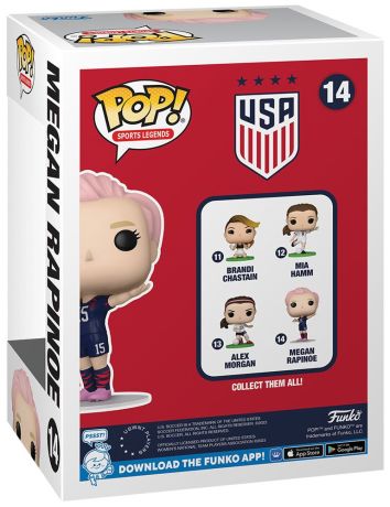 Figurine Funko Pop Légendes Sportives  #14 Megan Rapinoe