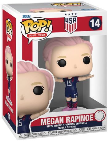 Figurine Funko Pop Légendes Sportives  #14 Megan Rapinoe