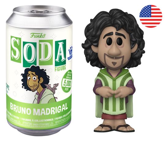 Figurine Funko Soda Encanto : La Fantastique Famille Madrigal Bruno Madrigal (Canette Verte)