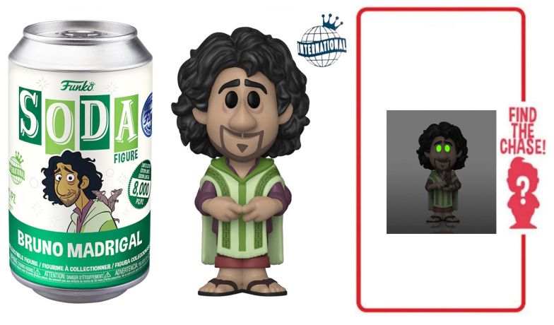 Figurine Funko Soda Encanto : La Fantastique Famille Madrigal Bruno Madrigal (Canette Verte)