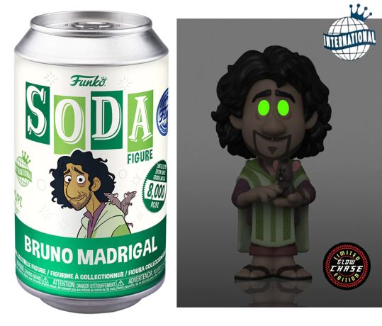 Figurine Funko Soda Encanto : La Fantastique Famille Madrigal Bruno Madrigal (Canette Verte) [Chase]