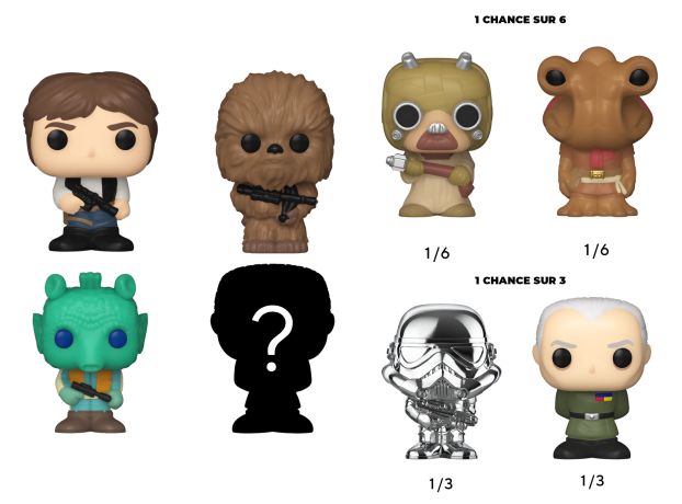 Figurine Funko Pop Star Wars Divers Bitty Pop (série 3)
