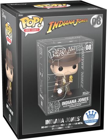 Figurine Funko Pop Indiana Jones #08 Indiana Jones avec l'Idole en Or- Die Cast