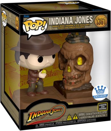 Figurine Funko Pop Indiana Jones #1361 Indiana Jones Le Temple maudit - Lumières et Son