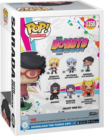 Figurine Funko Pop Boruto: Naruto Next Generations #1358 Sarada avec Sharingan