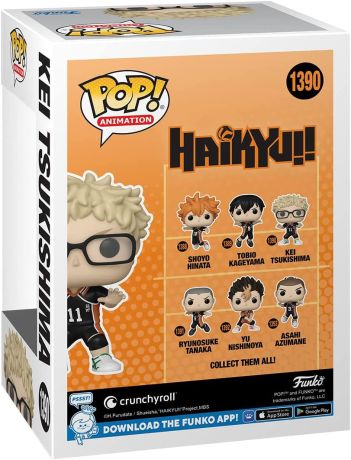 Figurine Funko Pop Haikyū!! #1390 Kei Tsukishima