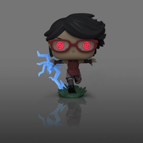 Figurine Funko Pop Boruto: Naruto Next Generations #1358 Sarada avec Sharingan - Glow in the Dark