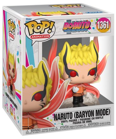 Figurine Funko Pop Boruto: Naruto Next Generations #1361 Naruto (Mode Baryon) - 15 cm