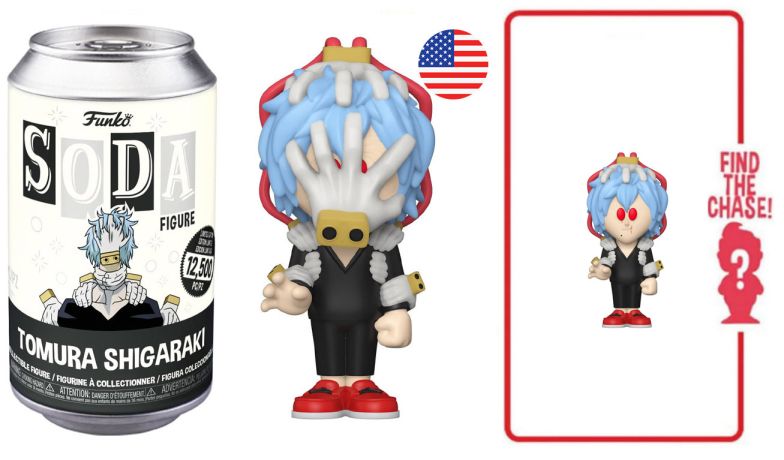 Figurine Funko Soda My Hero Academia Tomura Shigaraki (Canette Noire)