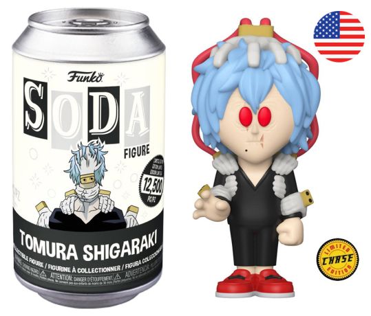 Figurine Funko Soda My Hero Academia Tomura Shigaraki (Canette Noire) [Chase]
