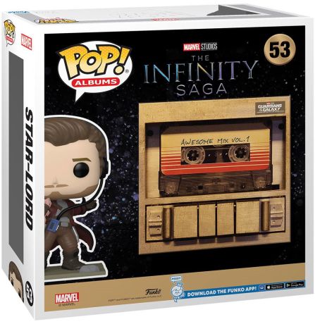 Figurine Funko Pop Les Gardiens de la Galaxie [Marvel] #53 Star-Lord 