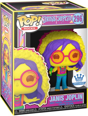 Figurine Funko Pop Janis Joplin #296 Janis Joplin - Black Light