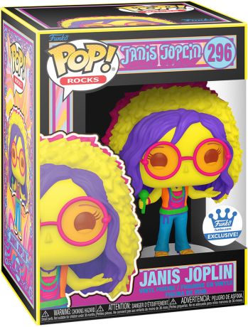 Figurine Funko Pop Janis Joplin #296 Janis Joplin - Black Light